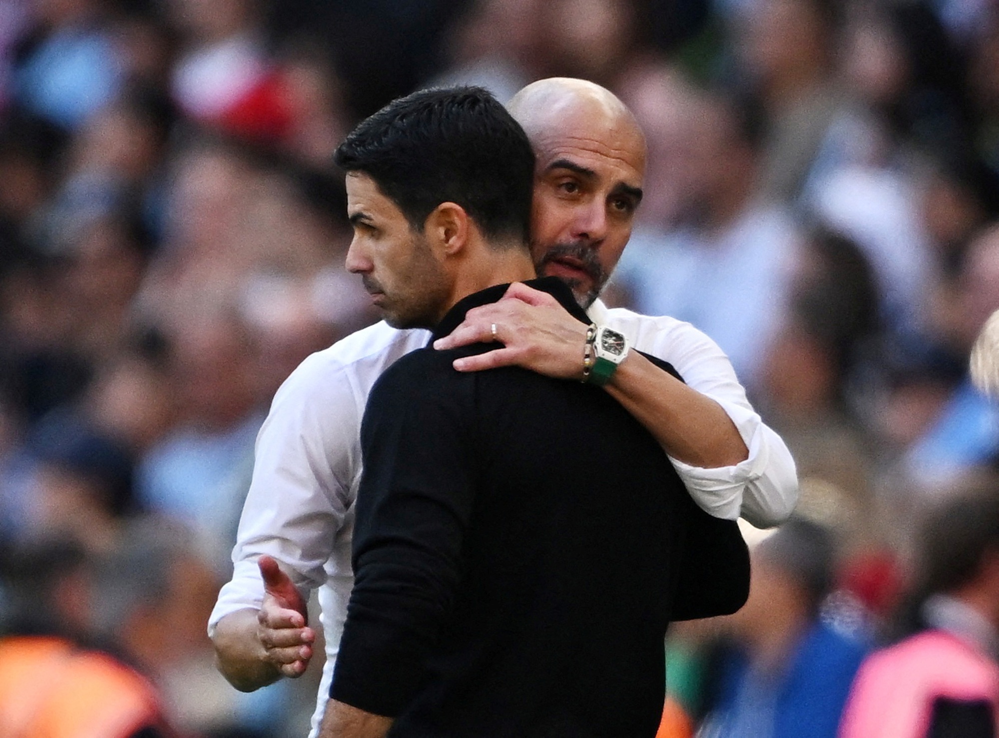 HLV Guardiola sau trận thua Arsenal: Thua liền 2 trận chưa phải qu&aacute; tệ với Man City - Ảnh 1.