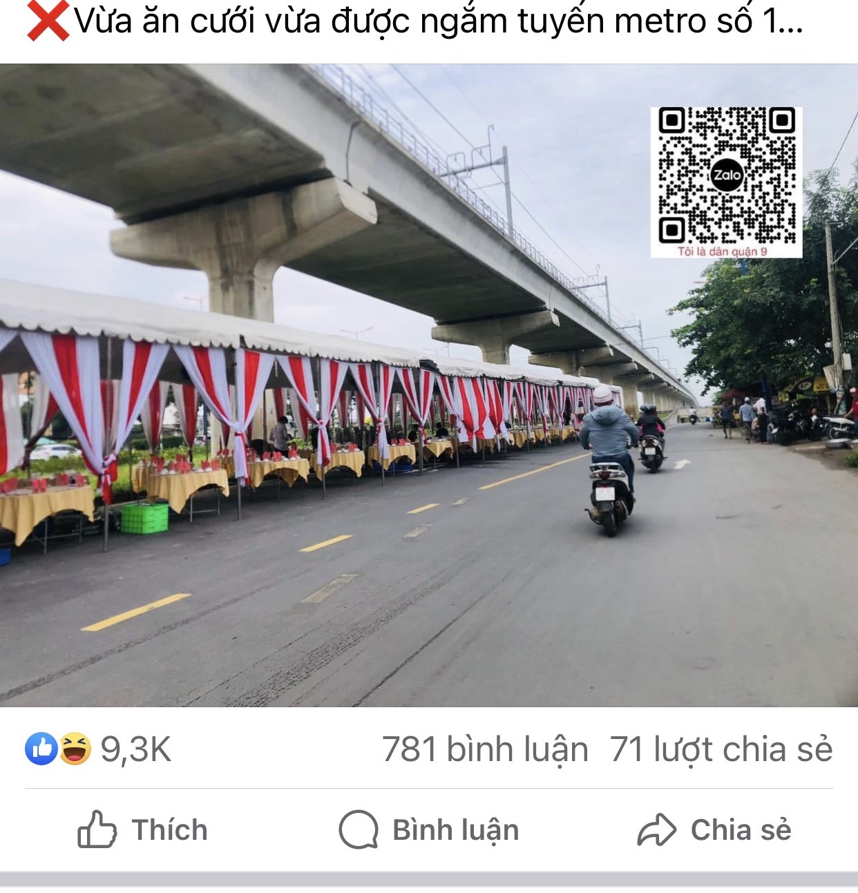 Một rạp đ&aacute;m cưới bất ổn xuất hiện ở TP Thủ Đức - Ảnh 1.