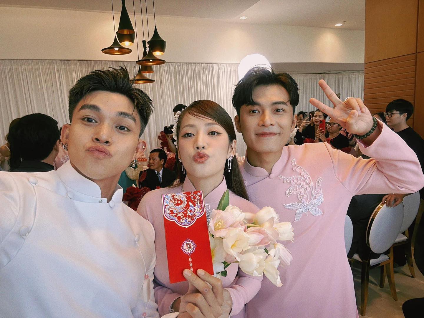 Trai xinh, gái đẹp tề tựu lễ tân hôn Puka - Gin Tuấn Kiệt - Ảnh 19.