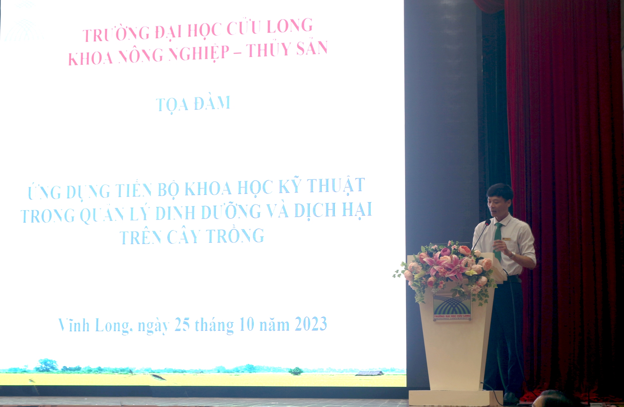 Trường Đại học Cửu Long tổ chức tọa đ&agrave;m li&ecirc;n quan đến c&acirc;y trồng - Ảnh 5.