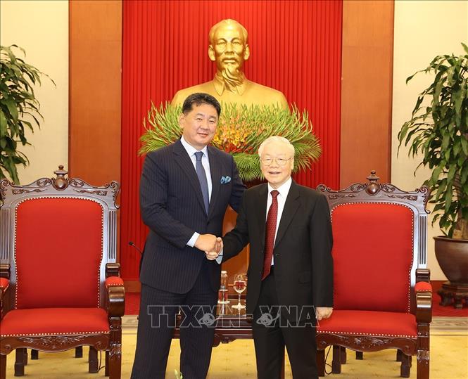 Tổng B&iacute; thư Nguyễn Ph&uacute; Trọng: Đưa quan hệ Việt Nam - M&ocirc;ng Cổ l&ecirc;n tầm cao mới - Ảnh 1.
