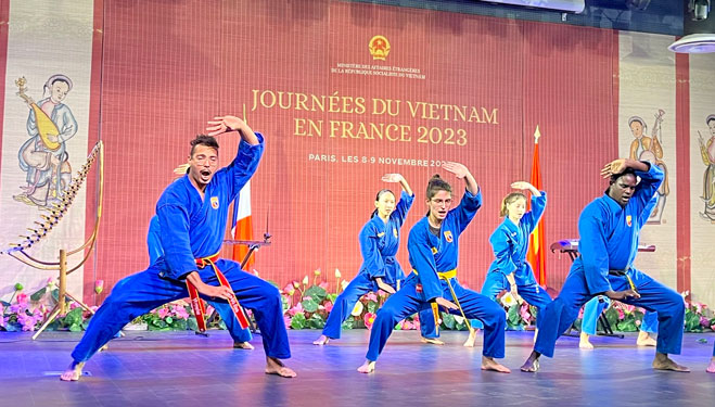Ngày Việt Nam tại Pháp 2023: Ấn tượng võ Việt