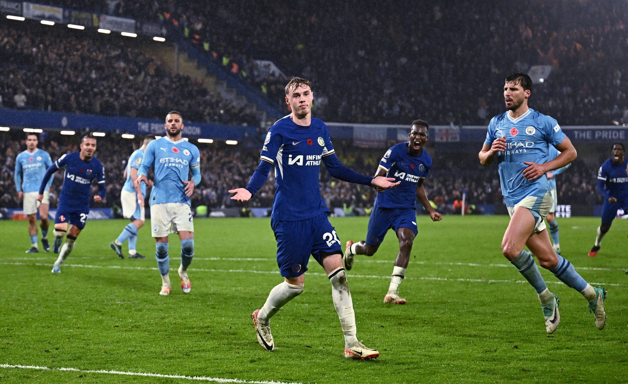 Rượt đuổi nghẹt thở, Chelsea chia điểm trận cầu 8 b&agrave;n với Man City - Ảnh 12.