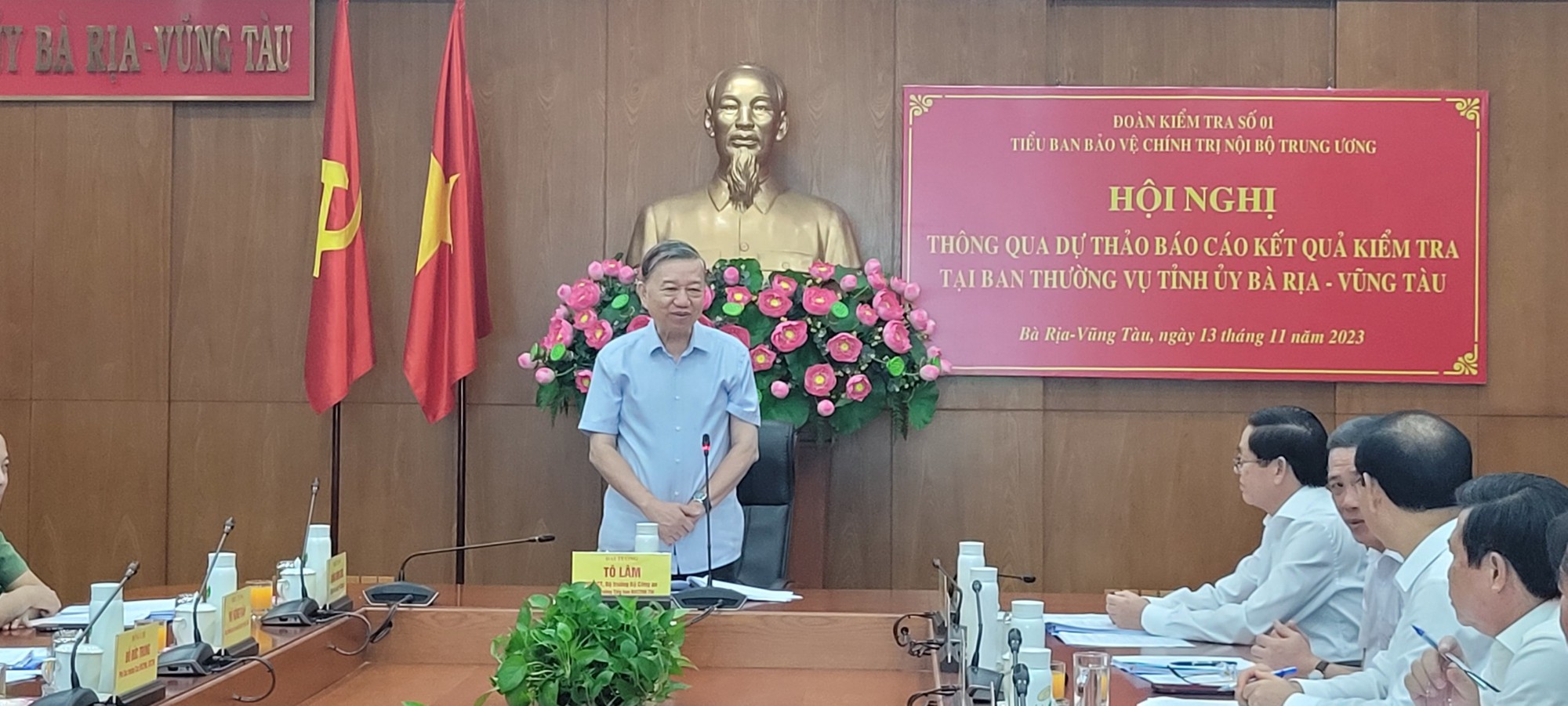 Kết quả kiểm tra công tác Bảo vệ chính trị nội bộ tại Bà Rịa- Vũng Tàu