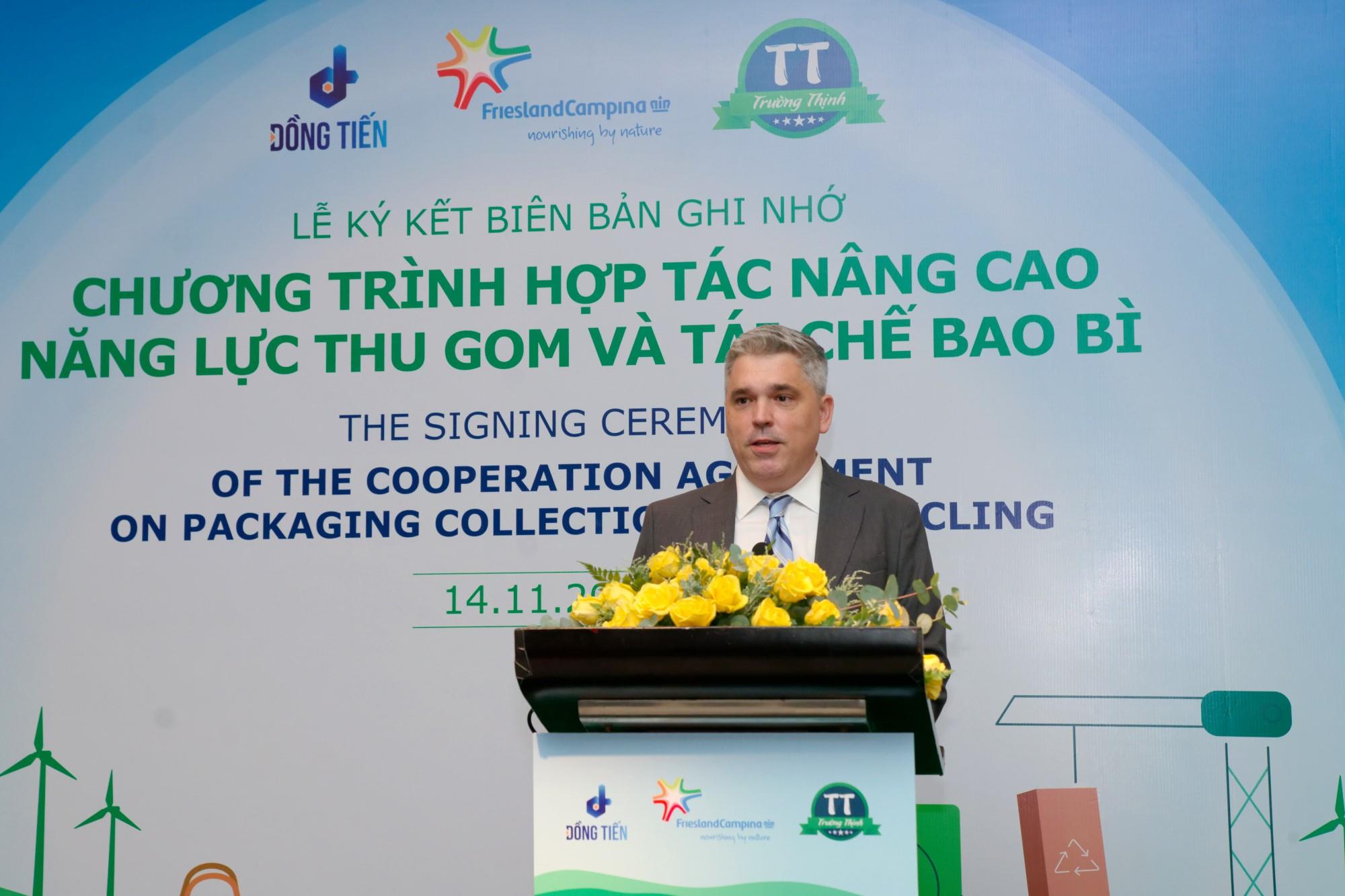 FrieslandCampina Việt Nam n&acirc;ng cao năng lực thu gom v&agrave; t&aacute;i chế bao b&igrave; - Ảnh 2.