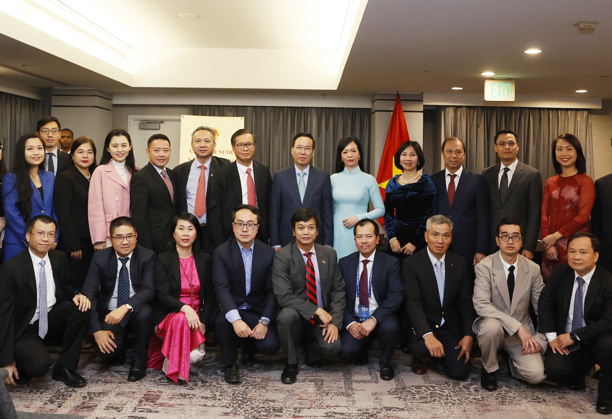 Chủ tịch nước V&otilde; Văn Thưởng gặp gỡ c&aacute;c cơ quan đại diện Việt Nam tại Mỹ - Ảnh 4.