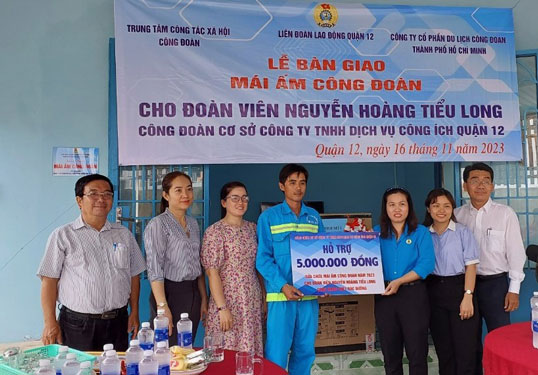 Giúp đoàn viên an cư