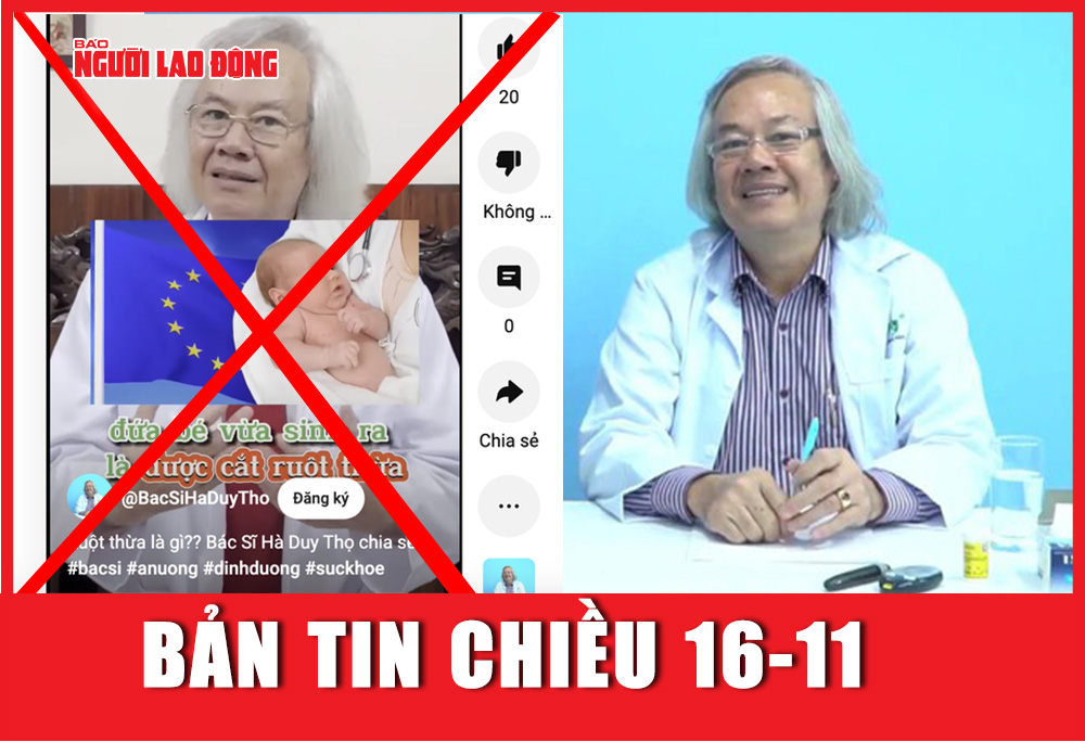 Bản tin chiều 16-11: Bệnh viện Việt Đức nói về "bác sĩ Hà Duy Thọ"; khởi tố 1 phó giám đốc trung tâm đăng kiểm