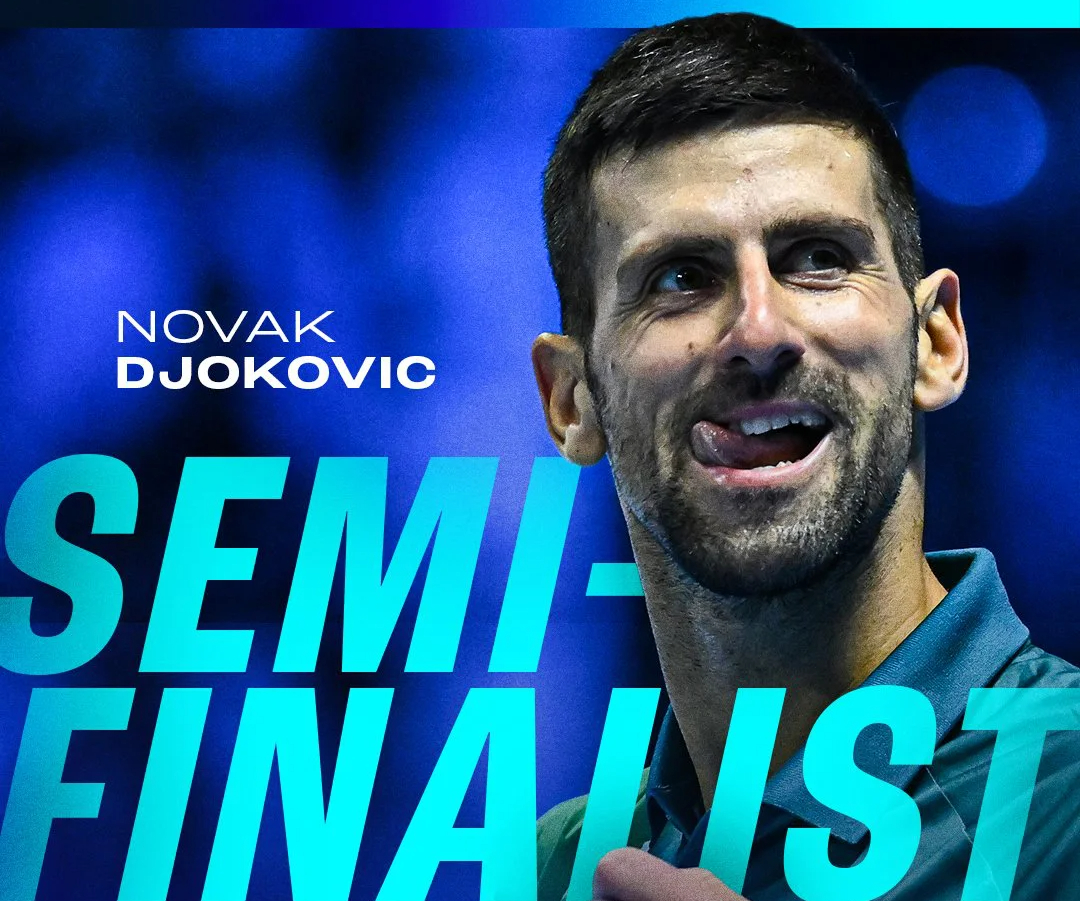 Djokovic vào bán kết nhờ Sinner, duy trì mục tiêu vượt kỷ lục của Federer