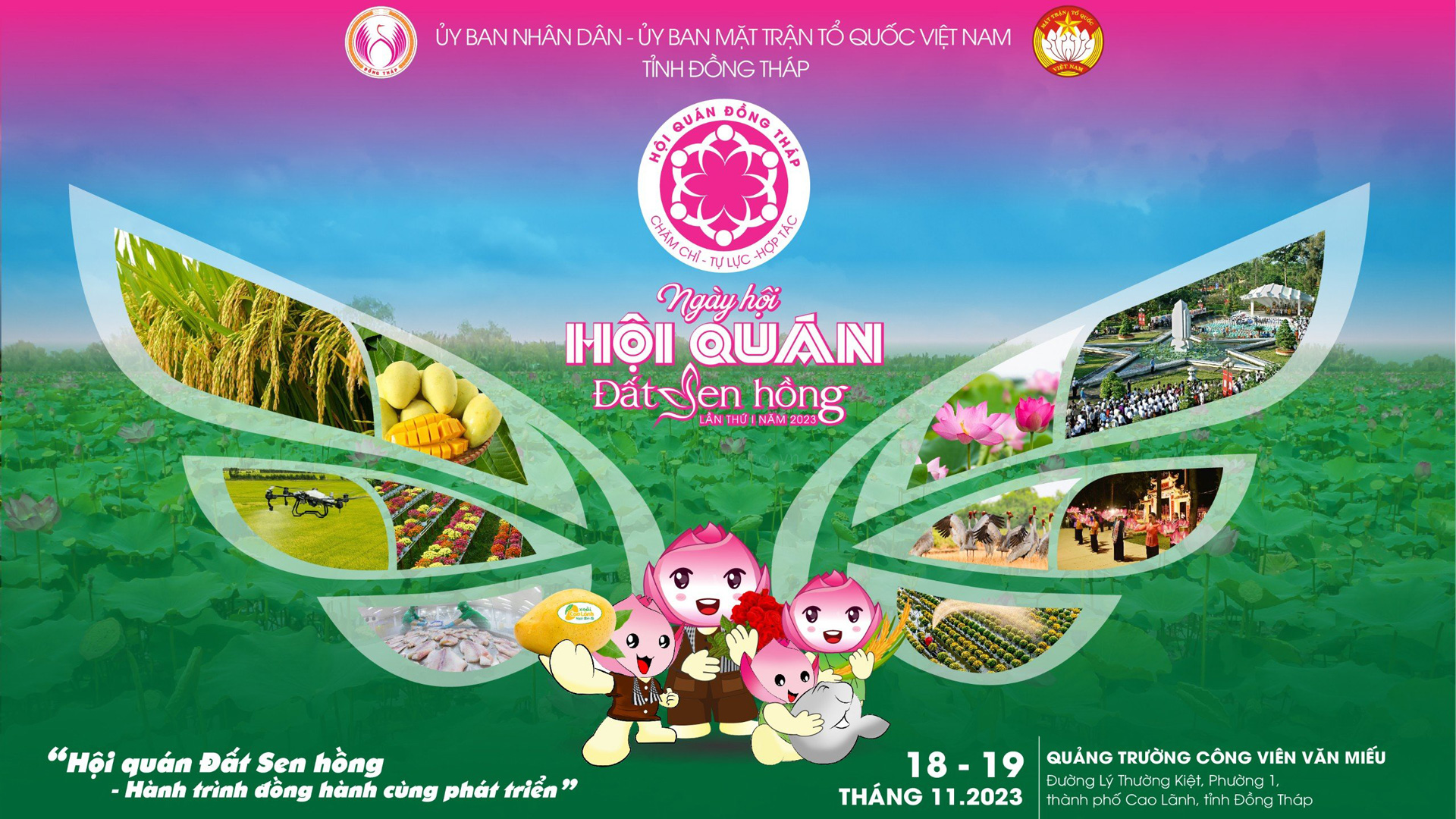Đồng Tháp tổ chức 2 sự kiện lớn tại Ngày hội “Hội quán Đất Sen hồng”
