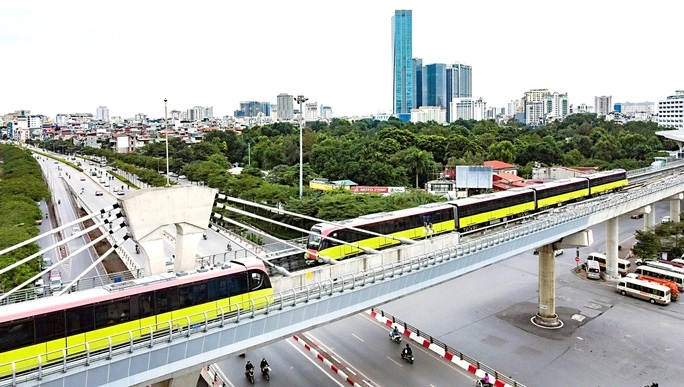 Th&ocirc;ng tin thời gian vận h&agrave;nh đoạn tr&ecirc;n cao Metro Nhổn-ga H&agrave; Nội - Ảnh 1.