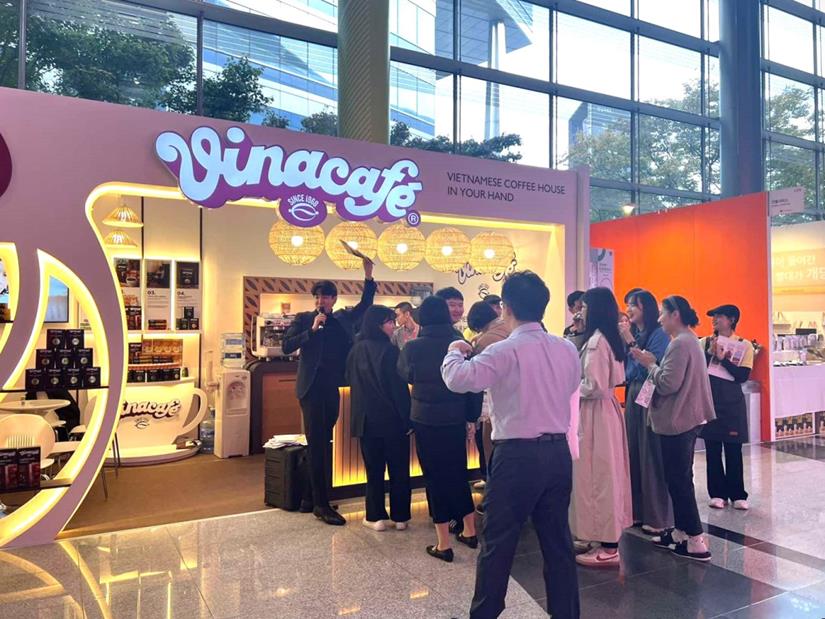 Vinacafé góp phần nâng tầm cà phê Việt tại Seoul the Coffee Show