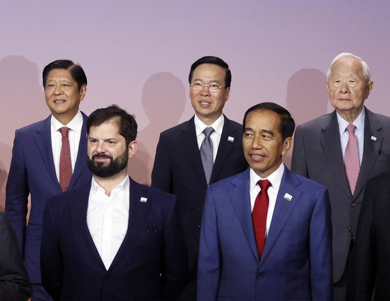 Chủ tịch nước dự Đối thoại giữa c&aacute;c nh&agrave; l&atilde;nh đạo APEC với kh&aacute;ch mời - Ảnh 9.