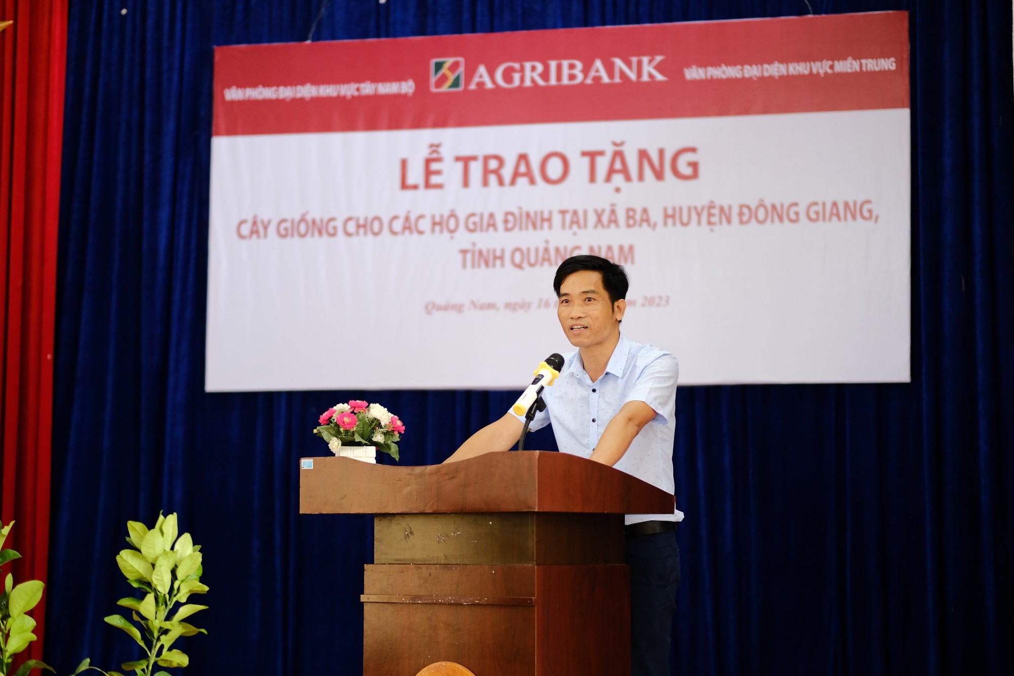 Agribank khu vực Tây Nam Bộ trao sinh kế cho bà con ở Quảng Nam - Ảnh 3.