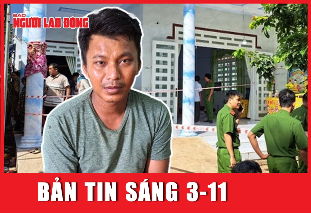 Thời sự sáng 3-11: Chồng dùng mũ bảo hiểm đuổi đánh vợ vì lý do không ngờ