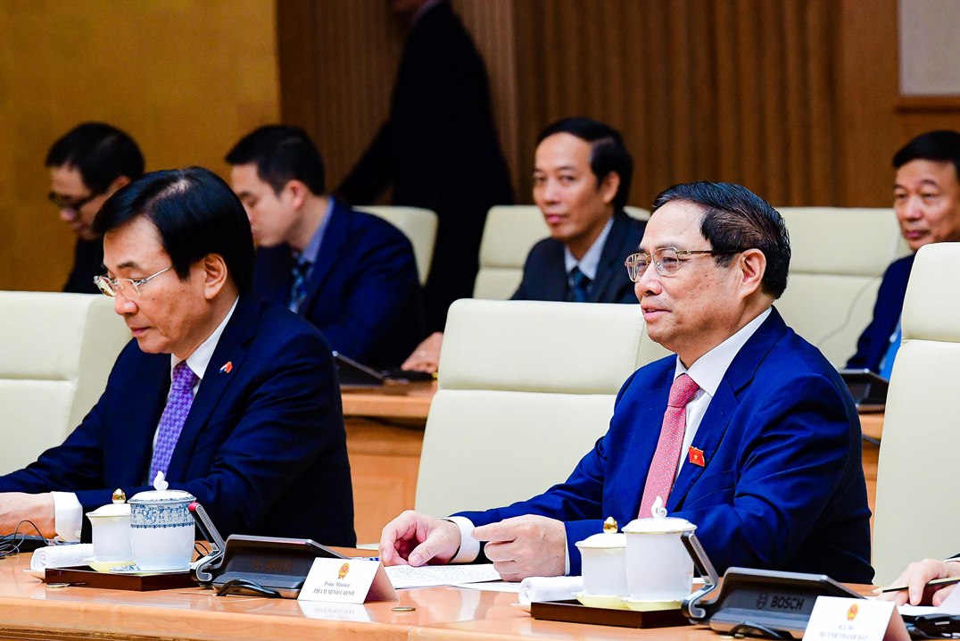 Cận cảnh Thủ tướng Phạm Minh Ch&iacute;nh đ&oacute;n Thủ tướng H&agrave; Lan - Ảnh 16.