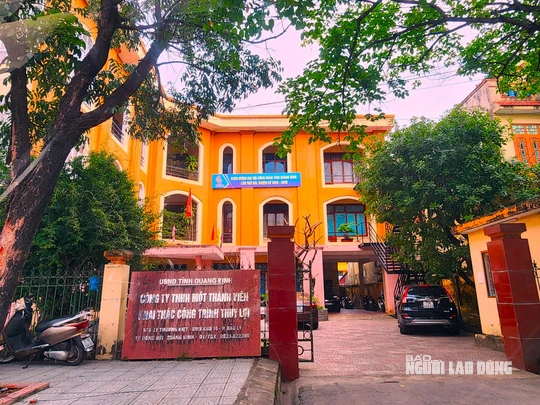 Nhiều sai phạm tại Công ty Khai thác công trình thủy lợi Quảng Bình