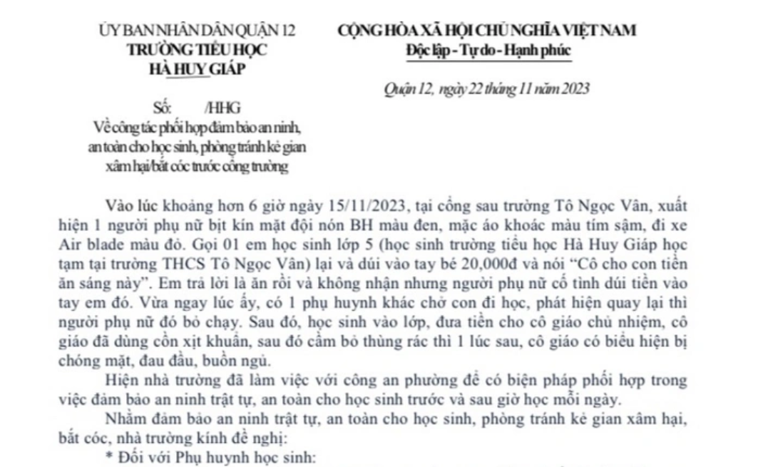 Sự thật về một phụ nữ dụ cho tiền học sinh để bắt c&oacute;c ở TP HCM - Ảnh 1.