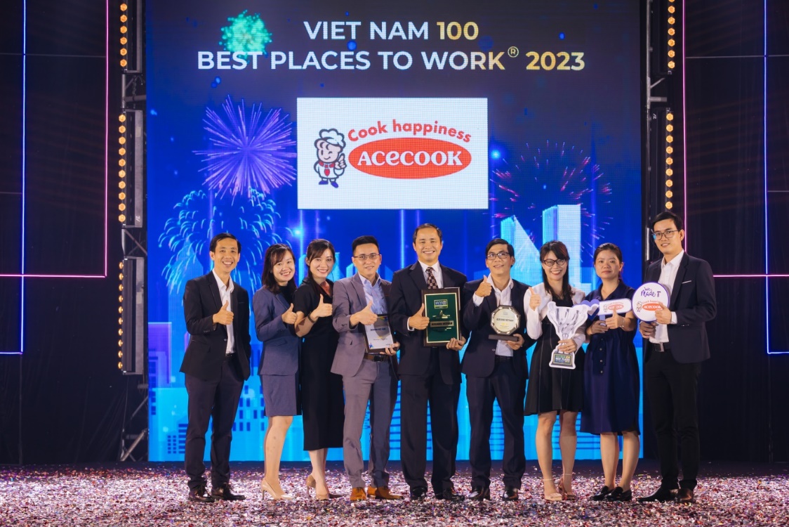 Acecook Việt Nam nằm trong Top 100 Nơi làm việc tốt nhất Việt Nam 2023