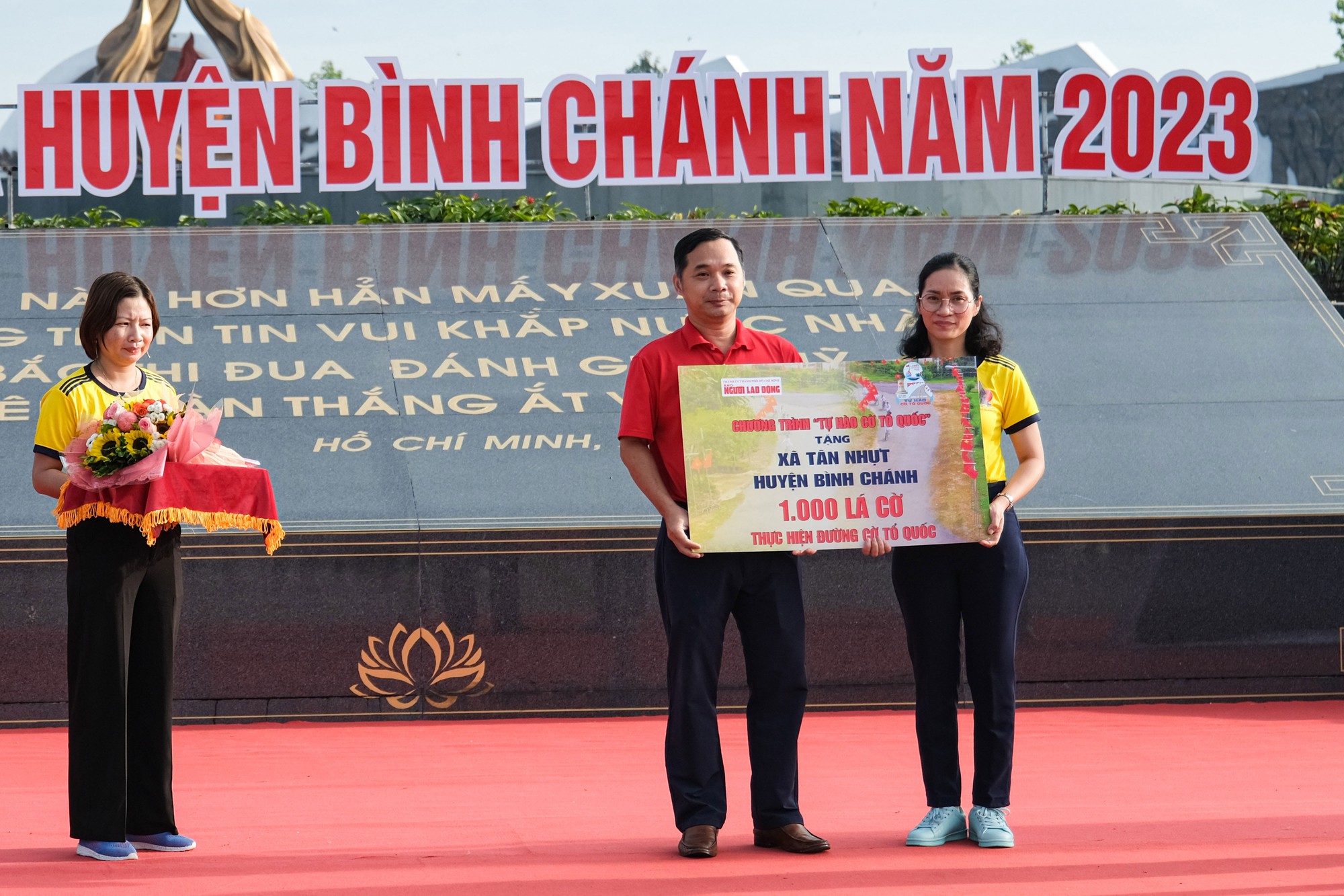 Giải chạy giáo dục truyền thống ở Bình Chánh - Ảnh 1.