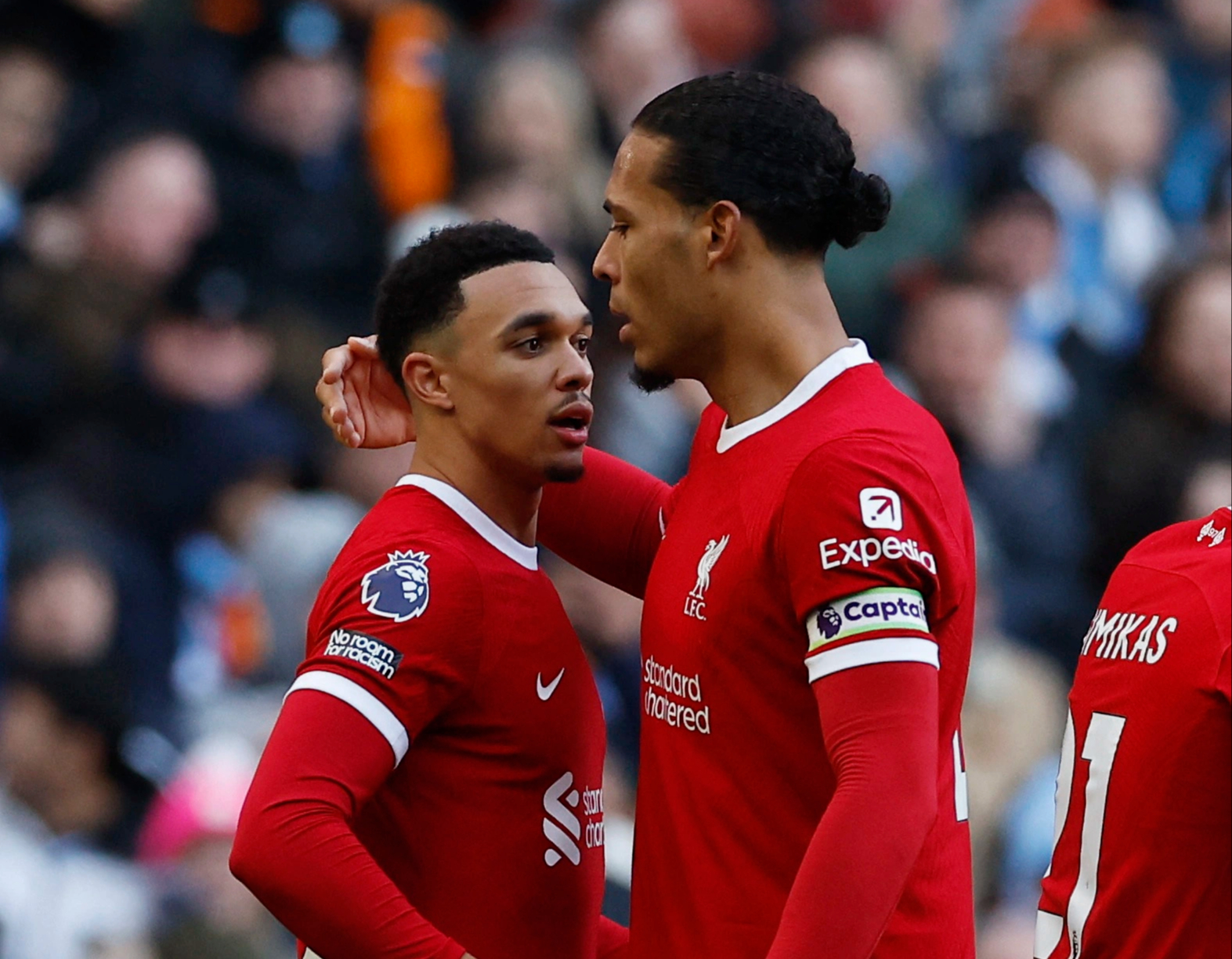 Haaland lập kỷ lục nhưng Man City kh&ocirc;ng thắng nổi Liverpool - Ảnh 3.
