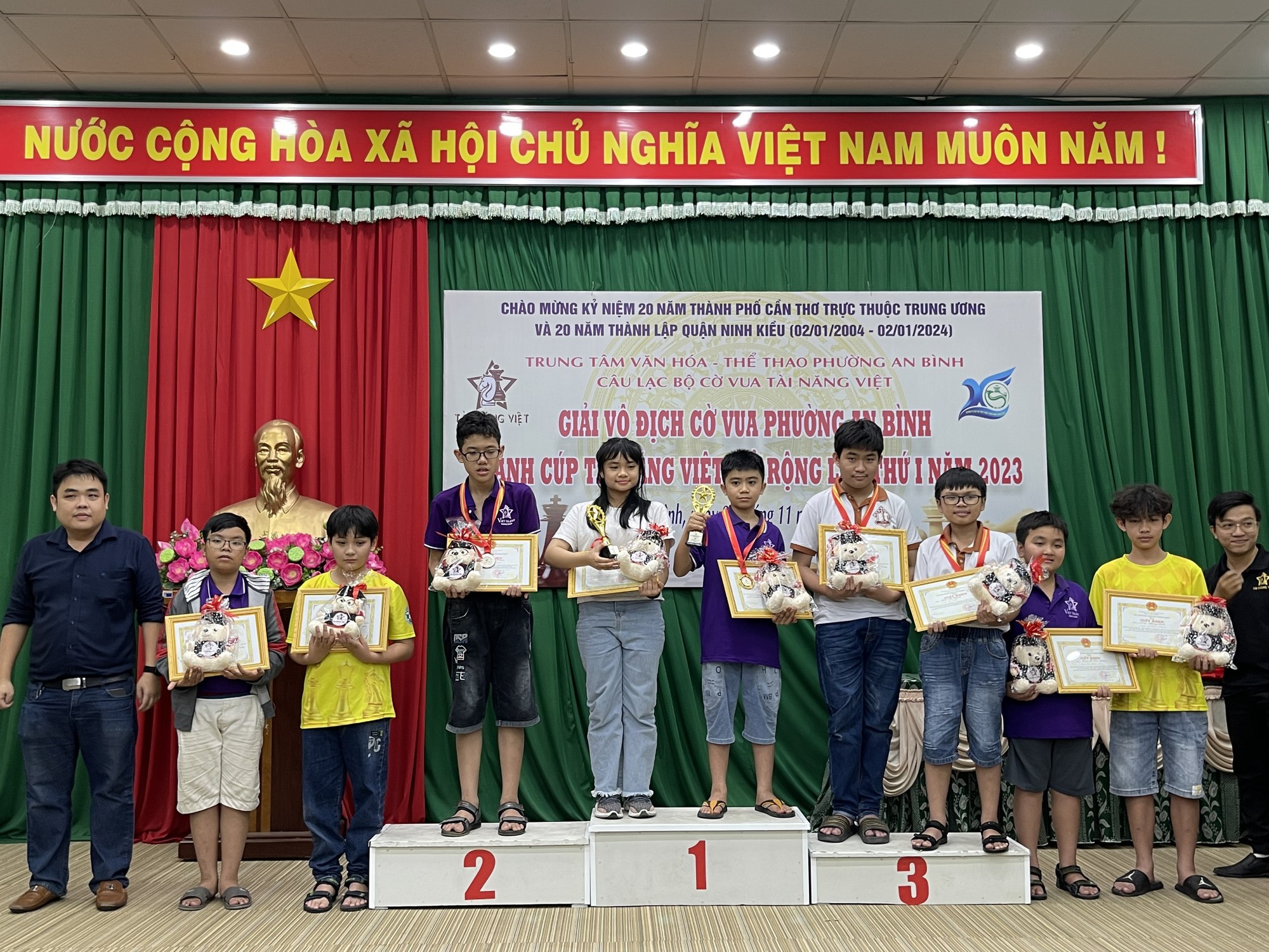 153 vận động vi&ecirc;n tranh c&uacute;p cờ vua &ldquo;T&agrave;i năng Việt&rdquo; ở Cần Thơ - Ảnh 4.