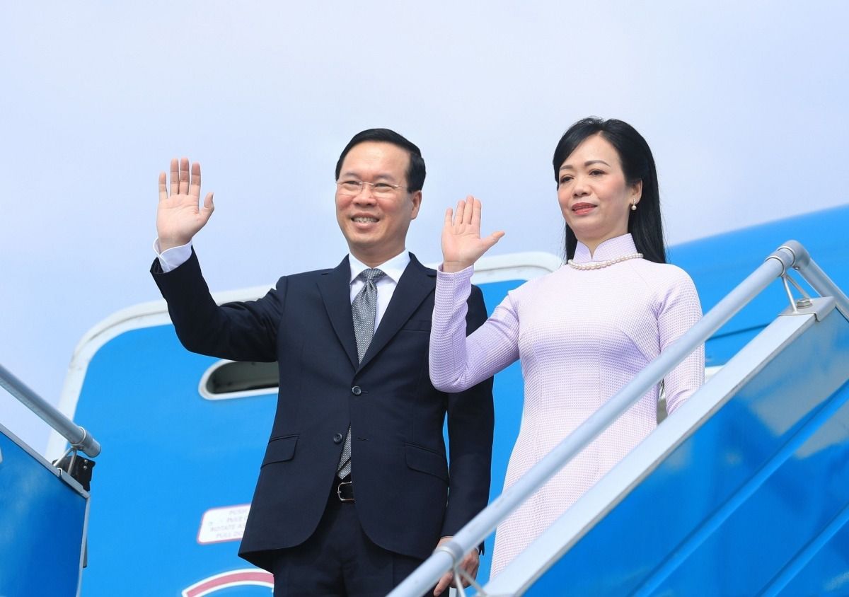 Chủ tịch nước Võ Văn Thưởng và Phu nhân lên đường thăm chính thức Nhật Bản - Ảnh 1.