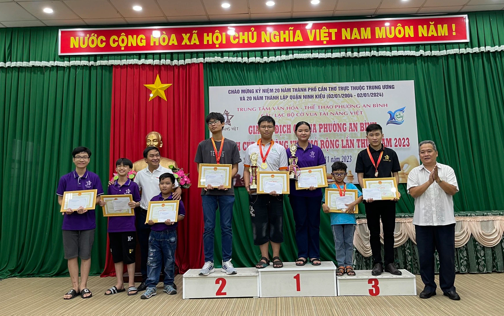 153 vận động vi&ecirc;n tranh c&uacute;p cờ vua &ldquo;T&agrave;i năng Việt&rdquo; ở Cần Thơ - Ảnh 3.