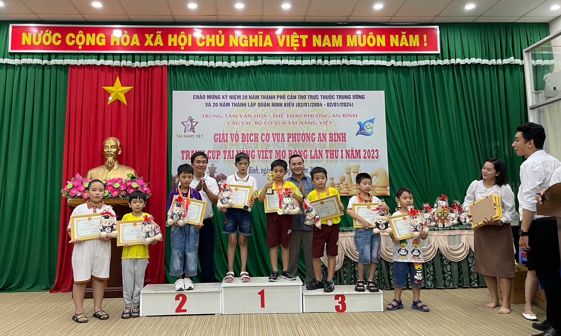 153 vận động vi&ecirc;n tranh c&uacute;p cờ vua &ldquo;T&agrave;i năng Việt&rdquo; ở Cần Thơ - Ảnh 2.
