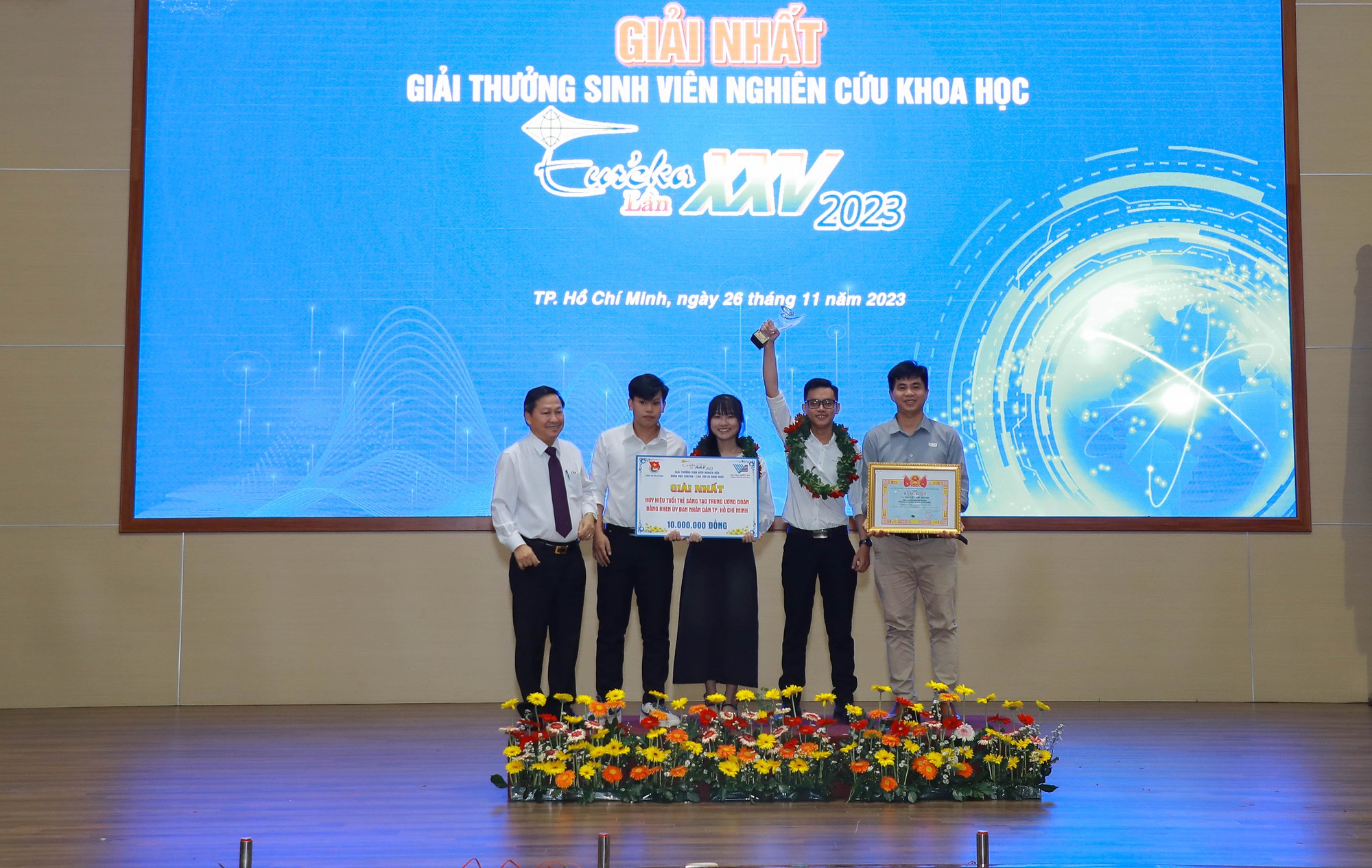 14 đề t&agrave;i xuất sắc nhất tại Giải thưởng Sinh vi&ecirc;n nghi&ecirc;n cứu khoa học &ndash; Eur&eacute;ka 2023 - Ảnh 5.