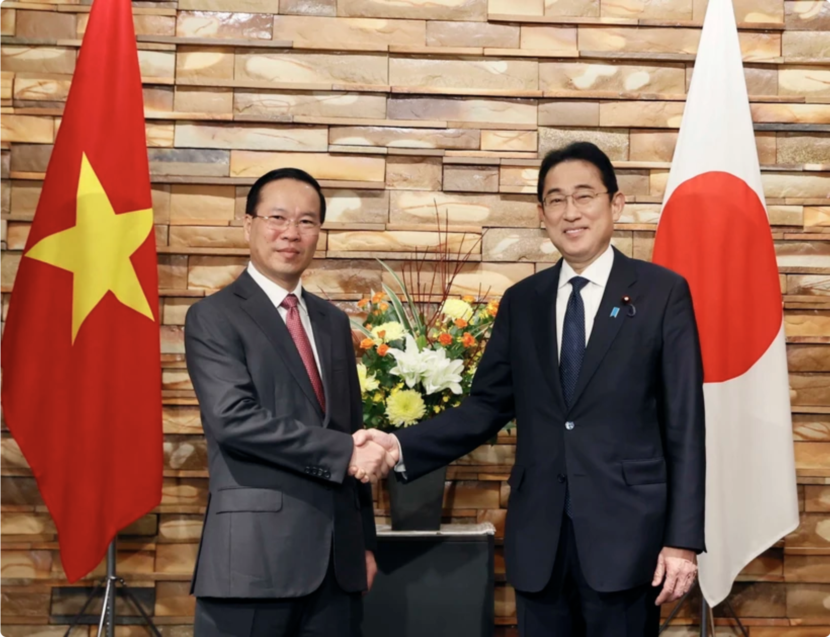 Thủ tướng Kishida Fumio chủ tr&igrave; lễ đ&oacute;n ch&iacute;nh thức Chủ tịch nước V&otilde; Văn Thưởng - Ảnh 3.