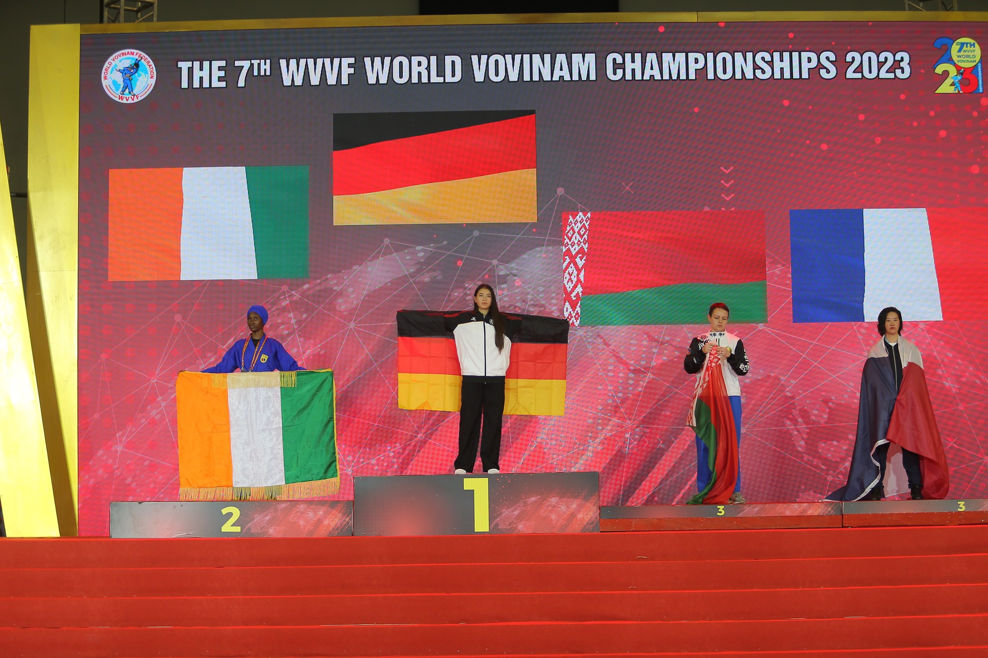 Võ sĩ người Đức gốc Việt giành HCV tại Giải Vô địch Vovinam thế giới 2023