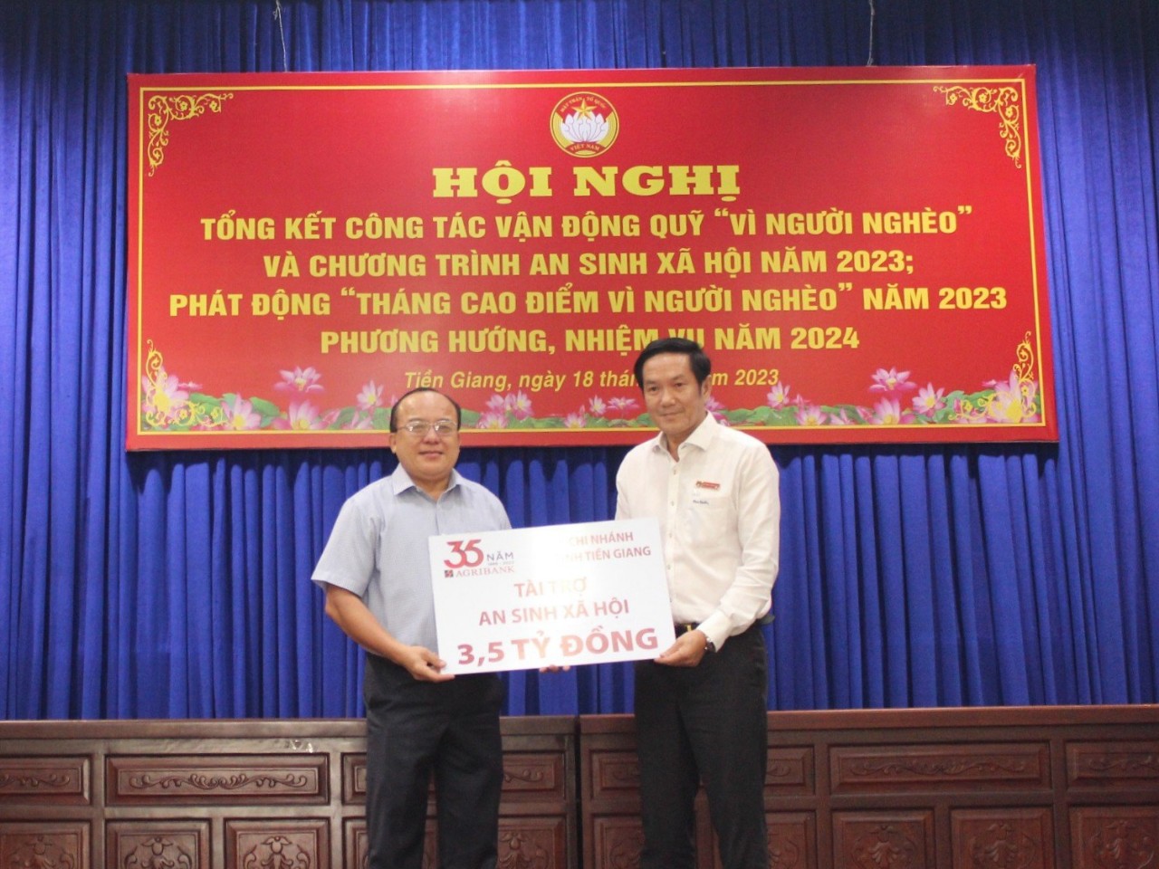 Agribank chi nh&aacute;nh tỉnh Tiền Giang mang đậm dấu ấn nh&acirc;n &aacute;i - Ảnh 1.