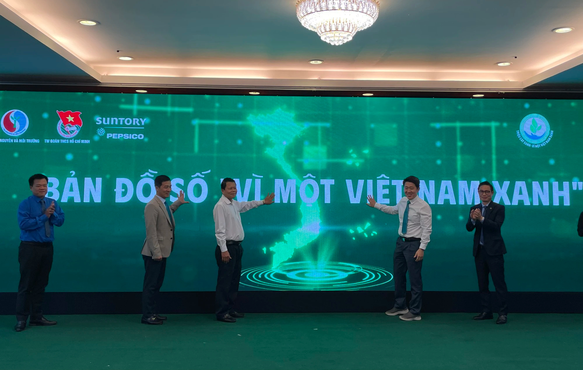 Ra mắt Bản đồ số "Vì một Việt Nam xanh"