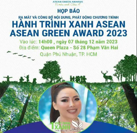 Khởi động giải thưởng “Hành trình xanh Asean Asean Green Awards 2023”
