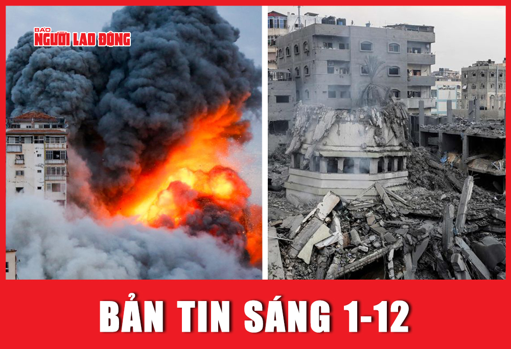Bản tin sáng 1-12: Israel chưa làm suy suyển Hamas? / Bắt chủ tịch Công ty LDG