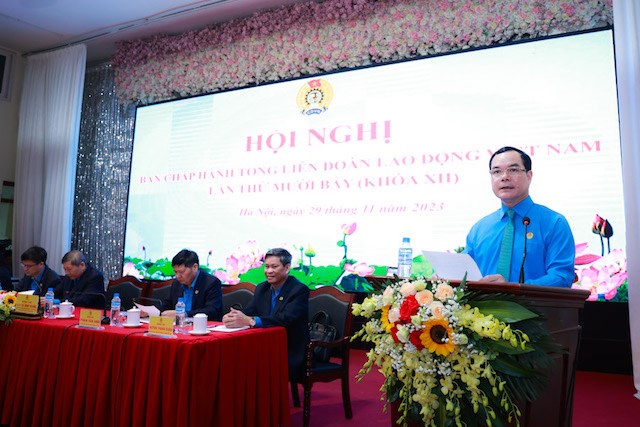 Tổng B&iacute; thư Nguyễn Ph&uacute; Trọng sẽ ph&aacute;t biểu chỉ đạo Đại hội XIII C&ocirc;ng đo&agrave;n Việt Nam - Ảnh 1.