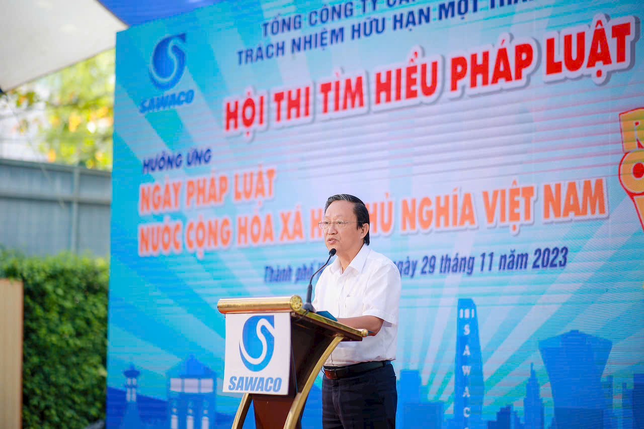 Tổng C&ocirc;ng ty Cấp nước S&agrave;i G&ograve;n tổ chức cuộc thi t&igrave;m hiểu ph&aacute;p luật - Ảnh 3.