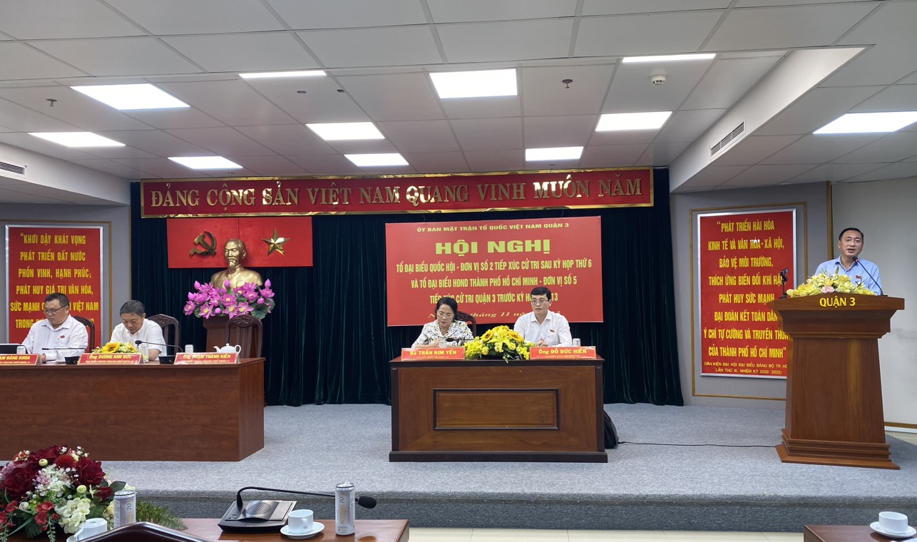 Cử tri quận 3: Người d&acirc;n than việc g&igrave; cũng l&oacute;t tay - Ảnh 1.
