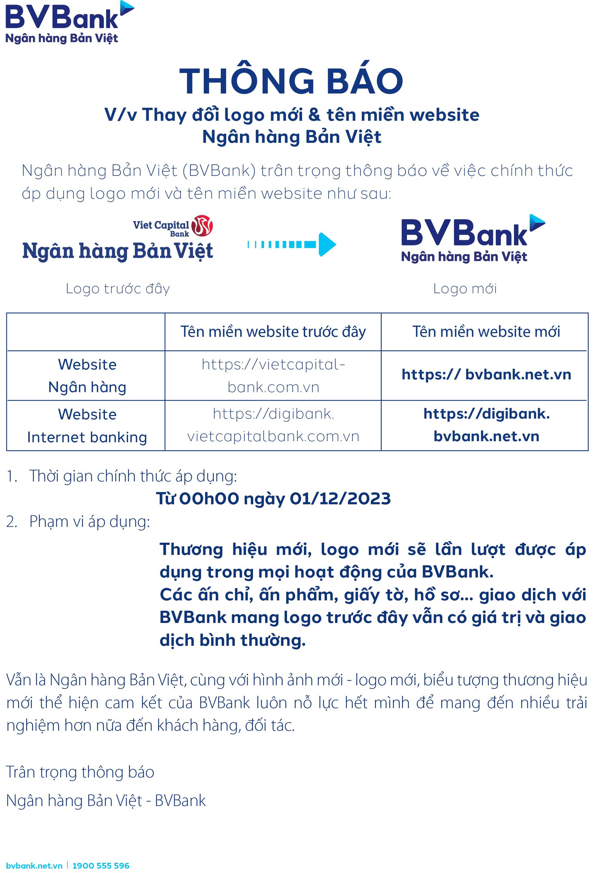 Ng&acirc;n h&agrave;ng Bản Việt &aacute;p dụng logo mới - Ảnh 1.