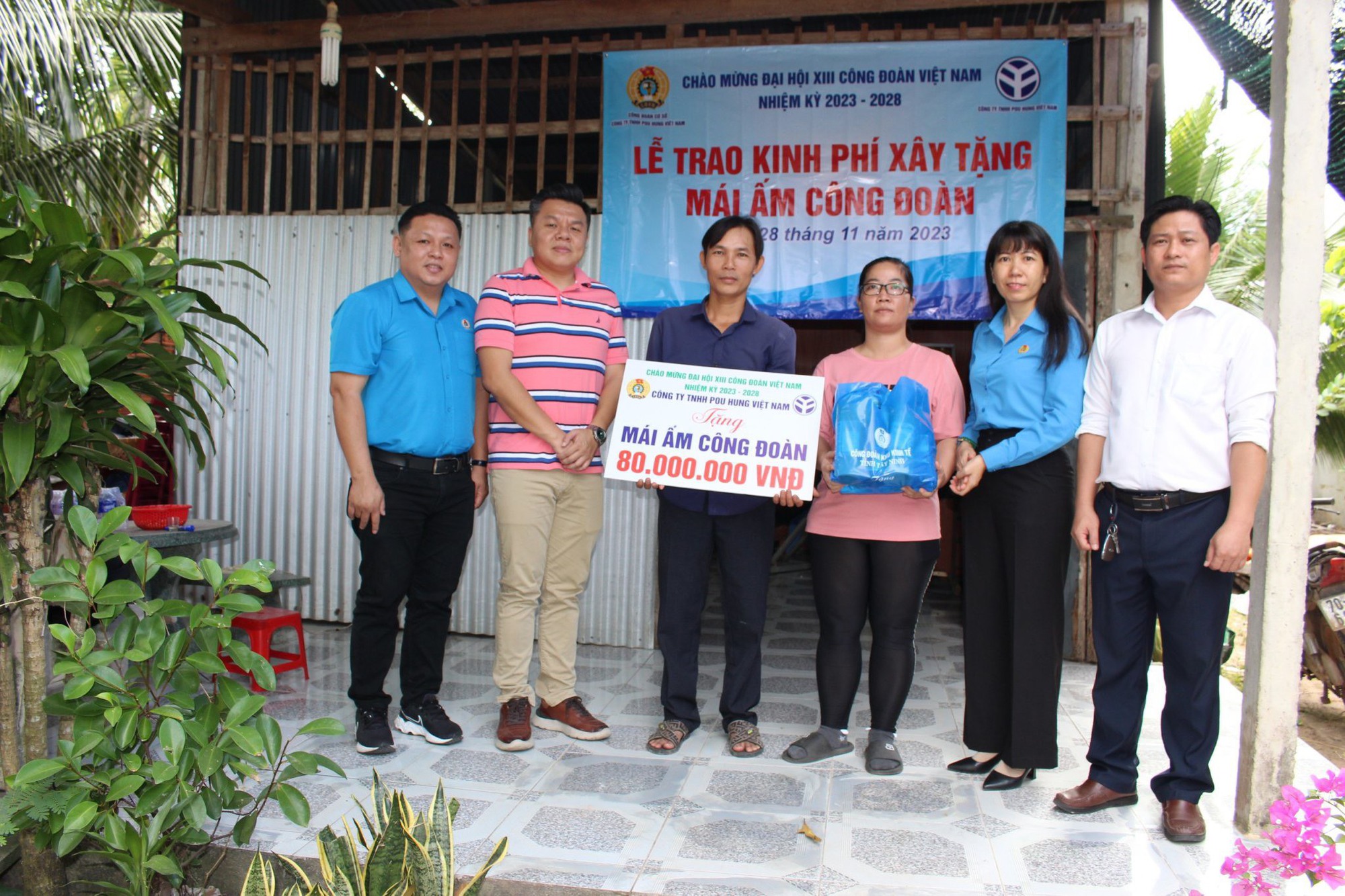 Hỗ trợ xây nhà Mái ấm Công đoàn cho 2 công nhân có hoàn cảnh khó khăn ở Tây Ninh - Ảnh 3.