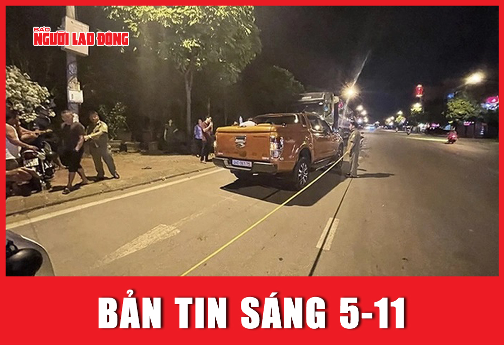 Bản tin sáng 5-11: Đi ô tô đến quán nhậu bắn 1 phụ nữ ở TP HCM
