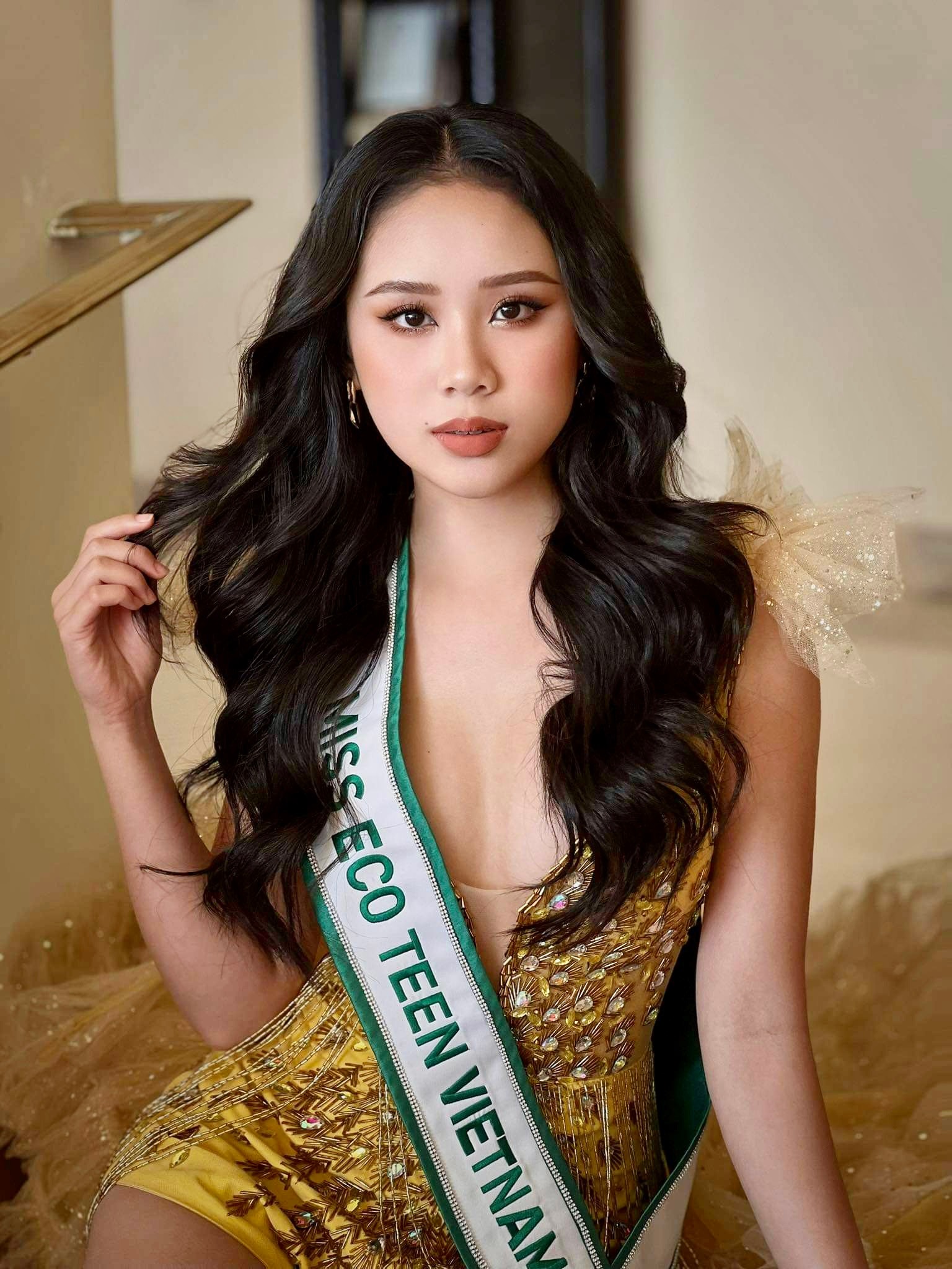 Nữ sinh 14 tuổi đại diện của Việt Nam đăng quang &Aacute; hậu Miss Eco Teen tại Ai Cập - Ảnh 7.