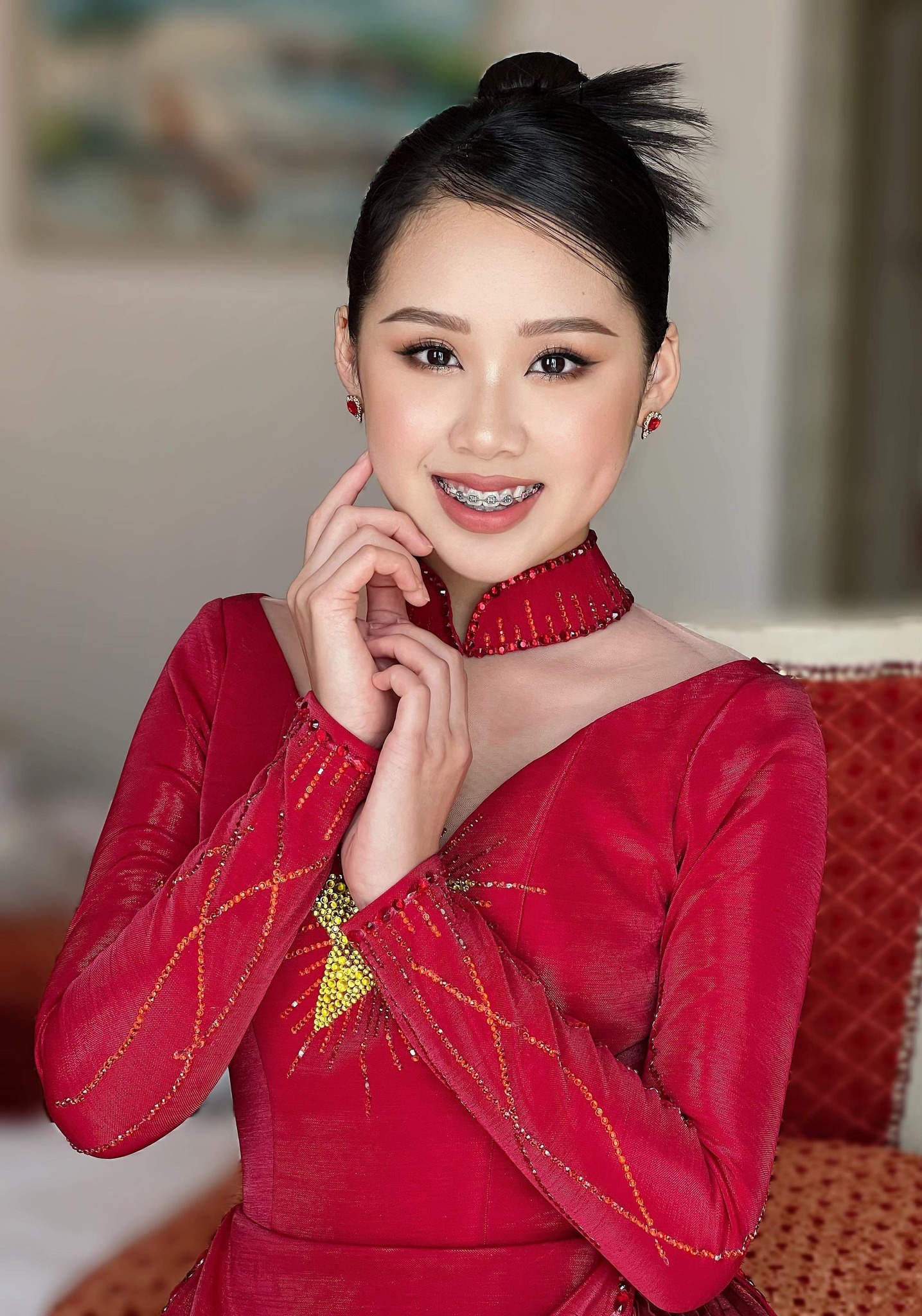 Nữ sinh 14 tuổi đại diện của Việt Nam đăng quang &Aacute; hậu Miss Eco Teen tại Ai Cập - Ảnh 8.