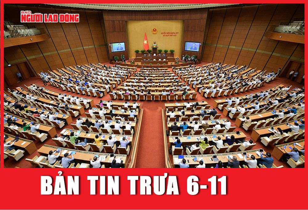 Bản tin trưa 6-11: Quốc hội chất vấn thành viên Chính phủ, giá vàng SJC lao dốc không phanh