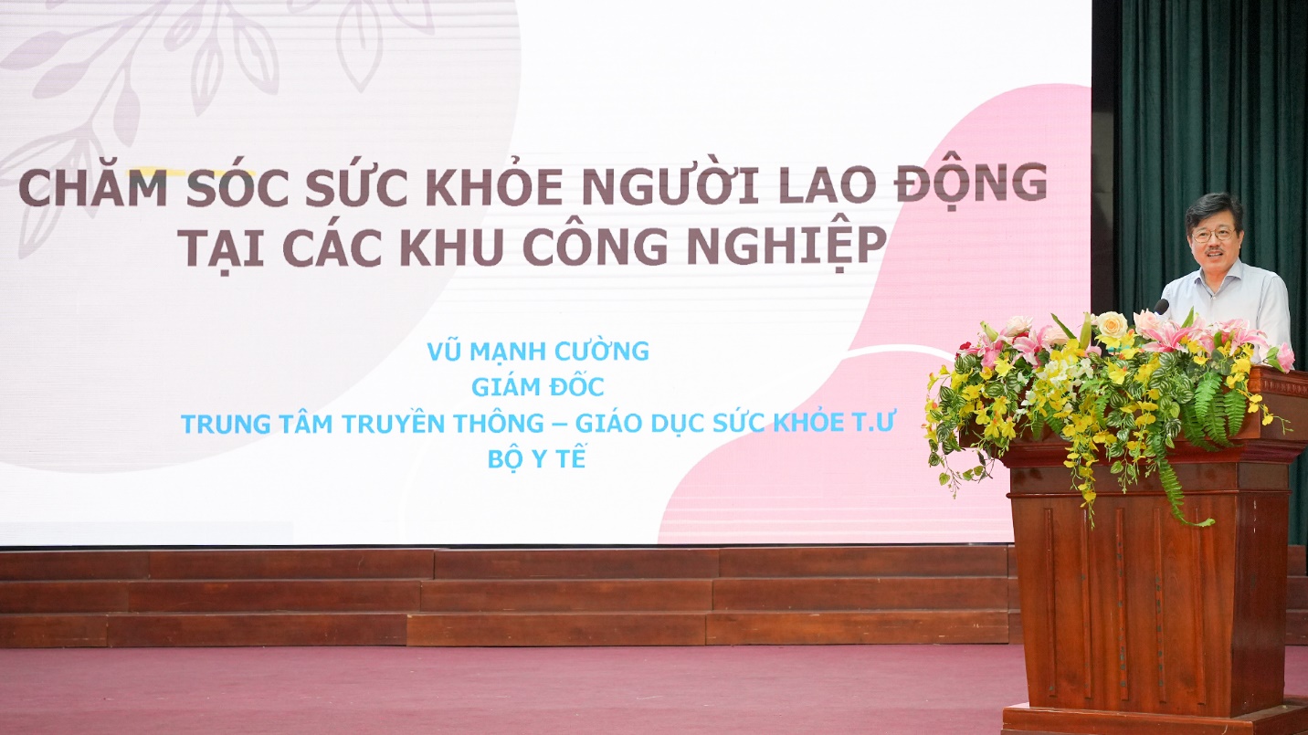 Quỹ Chăm s&oacute;c Sức khỏe Gia đ&igrave;nh Việt Nam tổ chức hội thảo cho c&ocirc;ng nh&acirc;n KCN Bắc Giang - Ảnh 1.