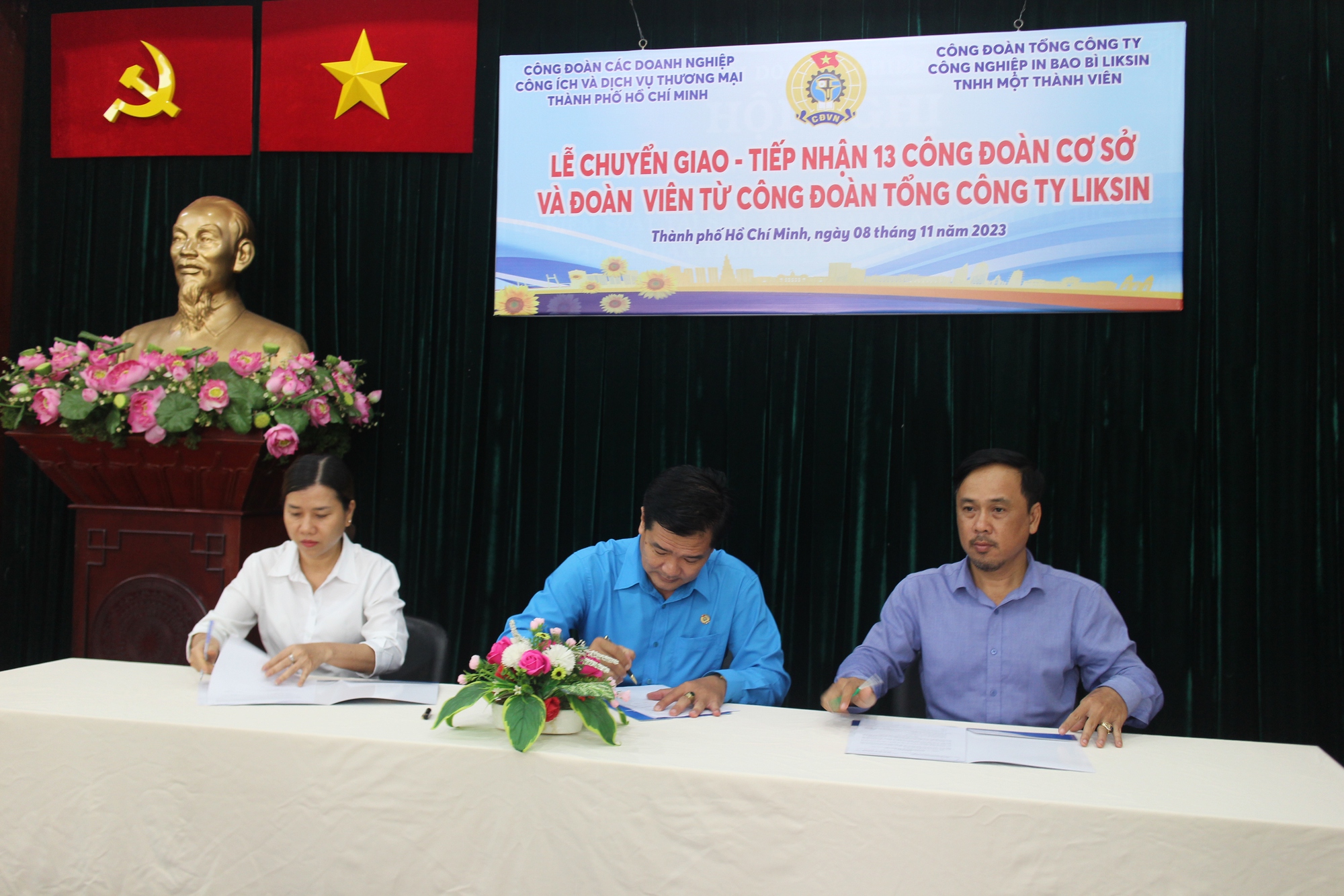 Các Công đoàn cơ sở Liksin về “nhà mới”