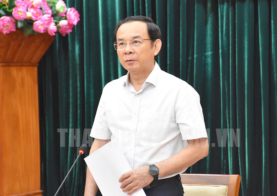 B&iacute; thư Nguyễn Văn N&ecirc;n đề nghị c&aacute;c b&aacute;o của TP HCM mở chuy&ecirc;n trang về chống tham nhũng - Ảnh 1.