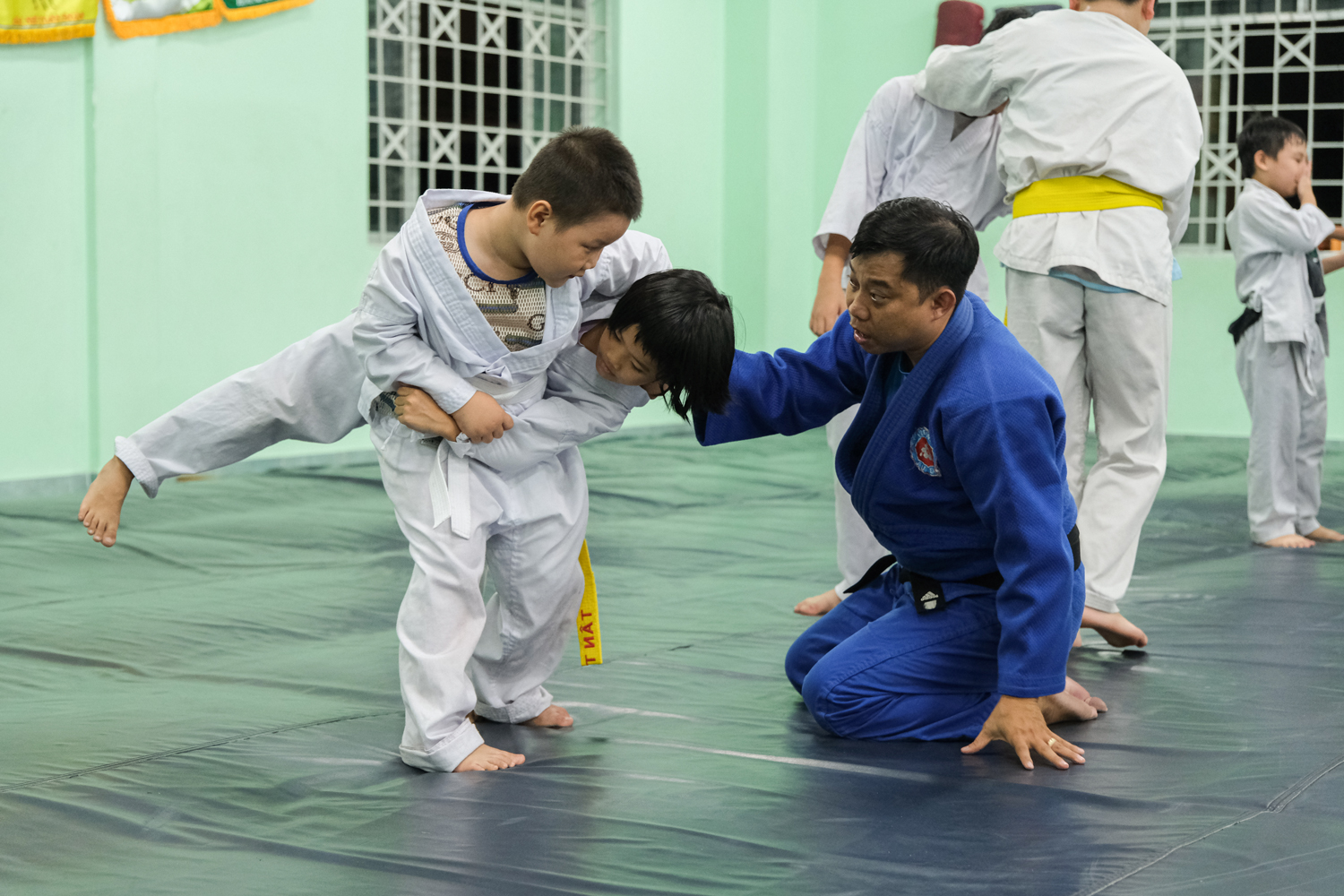 Lớp học đặc biệt của võ sư Trịnh Công Sơn