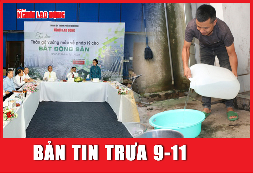 Bản tin trưa 9-11: Bệnh viện Bình Định “phản đòn” / Bi hài công ty nước thiếu tiền công ty điện